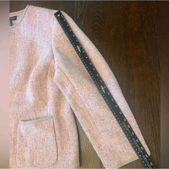 NWT Jones New York Collection Womens V-Wool 18W Suit Pink Copenhagen Blazer $199 - Picture 4 of 16